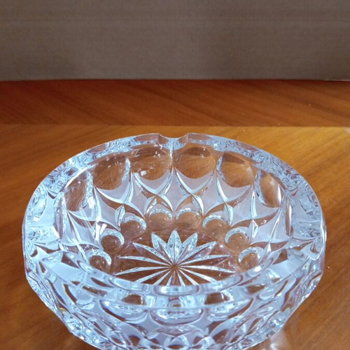 Set of 2 Vintage Lead Crystal Ashtrays / Bowls, 1980
