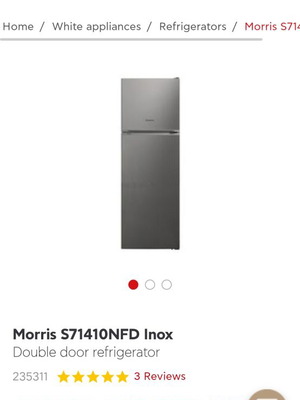 Ψυγείο Morris 571410NFD καινούργιο με μικρό βαθούλωμα