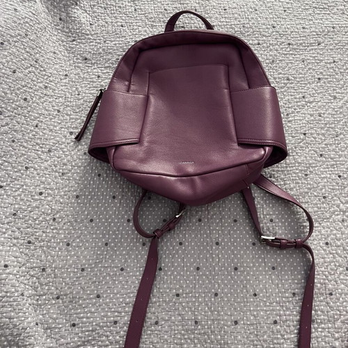 Women's shoulder bag used, pink purple color