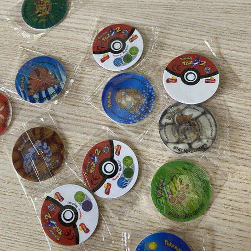 Pokemon Tazos 3D complete set 50/50, like new