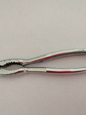 Metal Nutcracker used with signs of wear