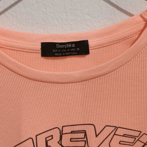 Bershka top like new, medium but tight fit, orange