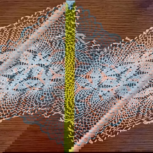 Салфетка на 1 кука употребявана, фино тънко плетиво