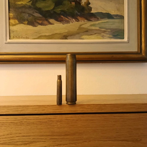 Brass casings used, set of 2 pieces