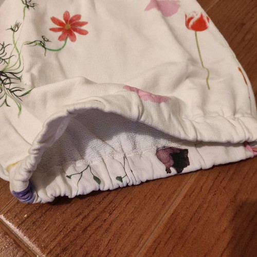 Two in a castle baby sleepsuit sack new, white with flowers