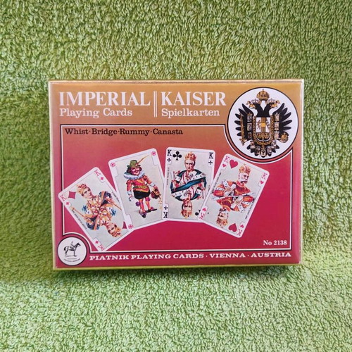 Piatnik Sealed Imperial Kaiser Collectible Playing Cards '70 new