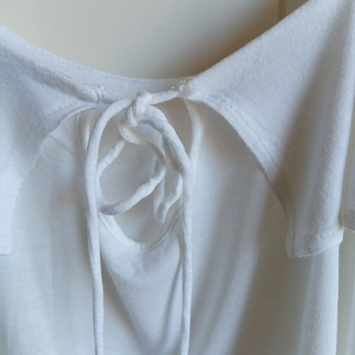 Crop top Pull & Bear used, white, size M