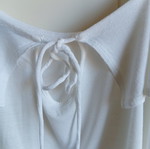 Crop top Pull & Bear used, white, size M