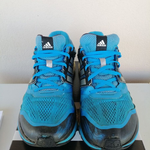 Adidas Supernova Glide 6 used running shoes size 44 2/3 blue