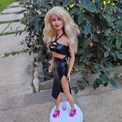 Barbie Pamela Anderson OOAK used with handmade clothes