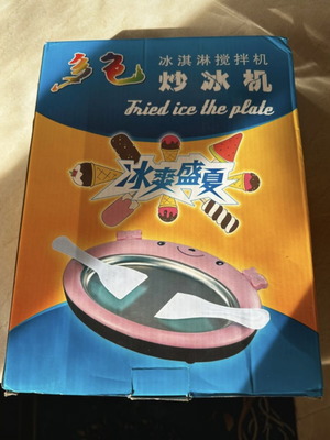Ice roll ice cream machine unused