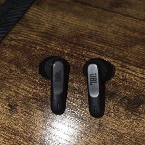 JBL Vibe Flex wireless earbuds with charging cable