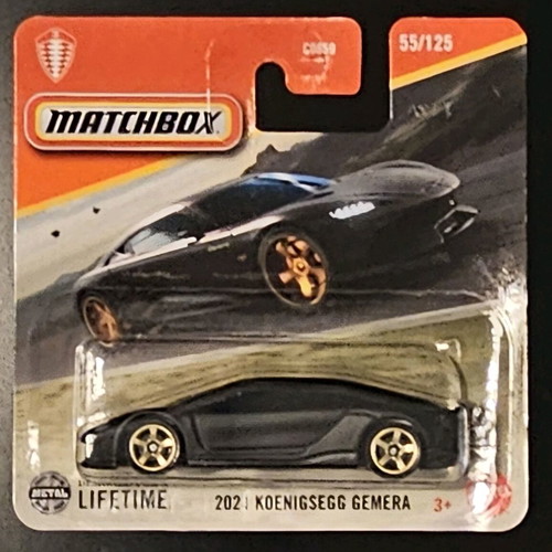 Matchbox 2021 Koenigsegg Gemera new, matt black limited color