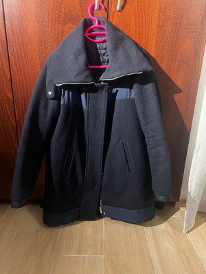 Παλτό ντουμπλ φας Stradivarius μεταχειρισμένο, μπλε, μέγεθος Μ