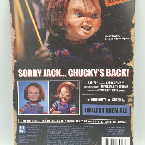 Child's Play 2 ReAction Figure Evil Chucky new
