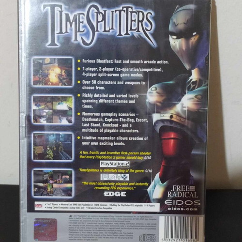 Timesplitters PlayStation 2 game like new, complete, excellent