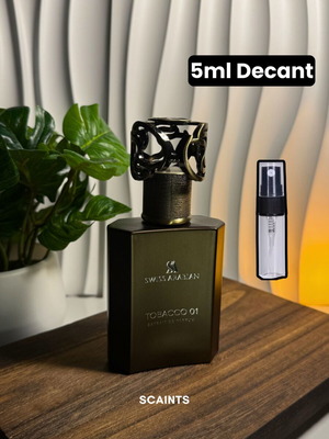 Swiss Arabian Tobacco 01 Eau de Parfum 5ml decant like new