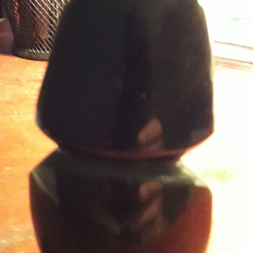 Obsidian statue 10x4 cm like new, Latin America
