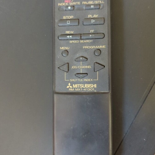 Mitsubishi HS-MX1 VHS player used, vintage analog video recorder