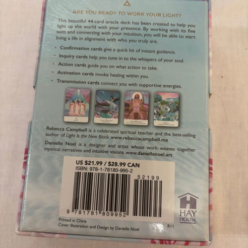 Rebecca Campbell Work Your Light Oracle Cards new