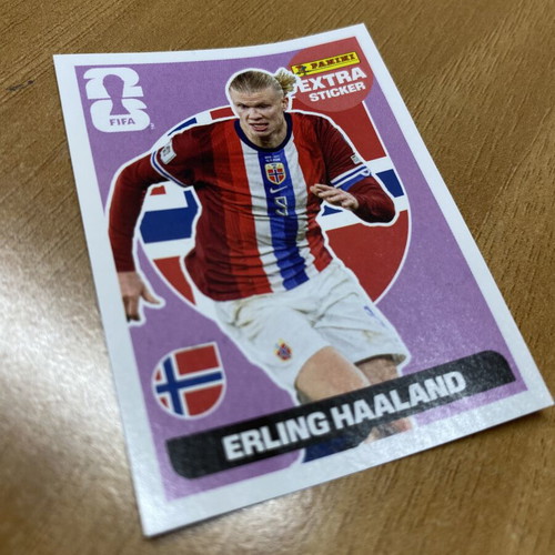 Extra sticker Panini Erling Haaland new