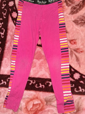 Little Marcel kids leggings used, pink, size 128 cm for 8 years old