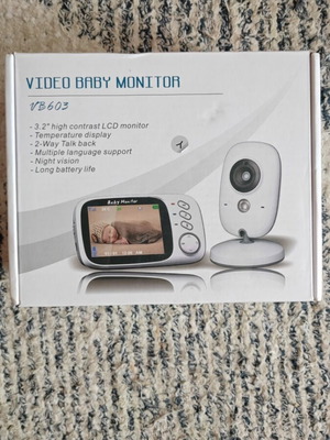 Baby monitor μεταχειρισμένο με LCD, night vision, μικρόφωνο και θερμοκρασία δωματίου