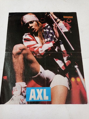 Αφίσα Axl - Slash μεταχειρισμένη, μικρή