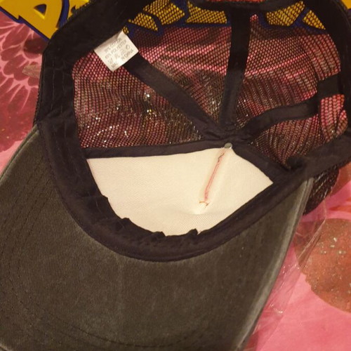 Pokemon hat new, adjustable size, red and black