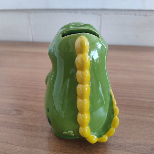 Ceramic Crocodile Money Box like new without stopper