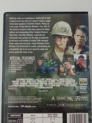 Casualties of War DVD μεταχειρισμένο με υπότιτλους