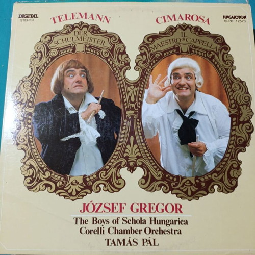 Telemann Der Schulmeister and Cimarosa Il Maestro di Cappella vinyl album