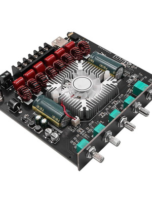Ακουστικό Μονάδα Ενισχυτή 2+1 Καναλιών 2x220W + 350W Υπογούφερ Bluetooth USB TPA3255 Chip