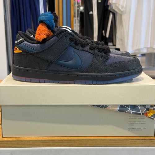 Nike SB Dunk Low sneakers new, size 43, black and blue