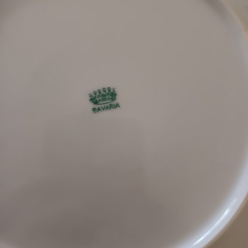 Vintage Winterling Bavaria porcelain dessert set like new, platter & 4 plates
