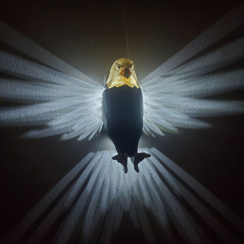3D Printed LED Decorative Wall Light Eagle Design new