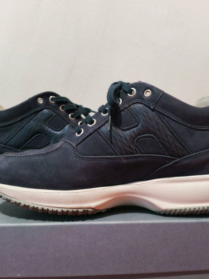 Hogan sneakers size 37.5 like new, blue sports shoes