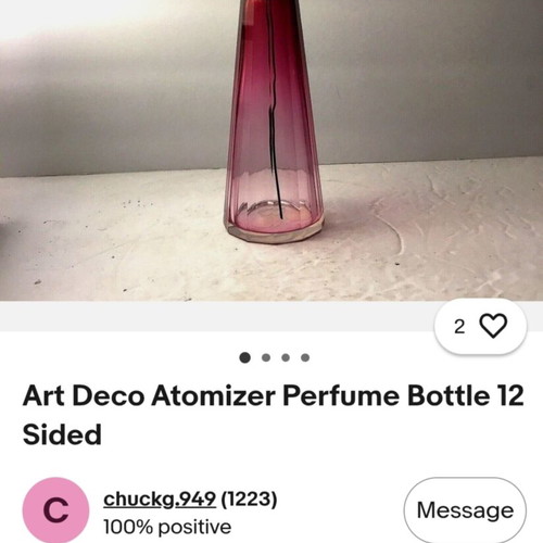 Art Deco perfume bottle vintage style, like new