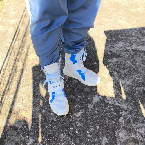 Champion athletic boots like new, size 39, white and blue