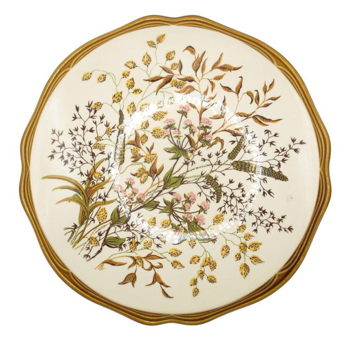 Vintage Herbolzheim porcelain cake plate 33 cm like new