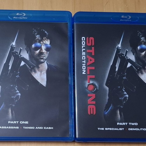 Sylvester Stallone Collection Blu-ray set of 5 action movies like new