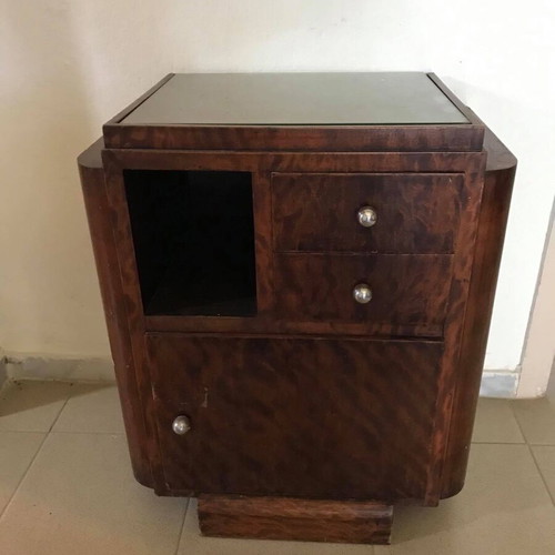 pre-war bedside table retro