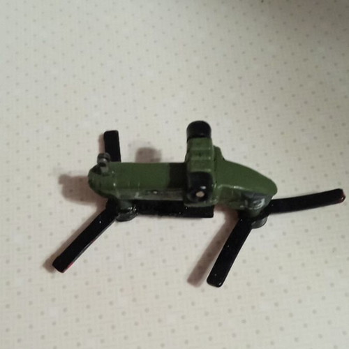 Micro Machines helicopter with two rotors used
