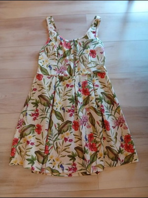 Noobass romantic dress new, colorful with back opening