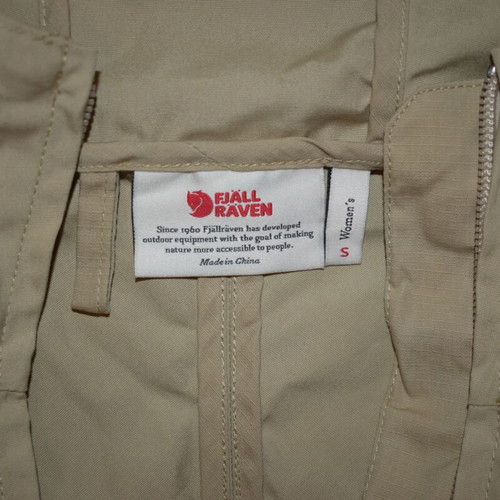 Fjallraven Stina jacket new, size S, gray and beige