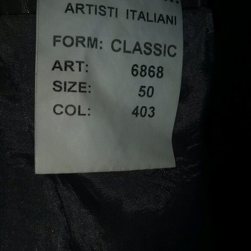 Artisti Italiani suit gray light used size 50