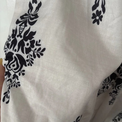 Pants new, black and white, size M/38/10