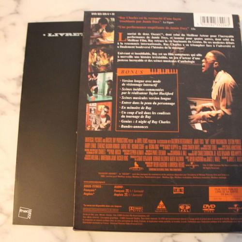 Ray Charles biography DVD like new