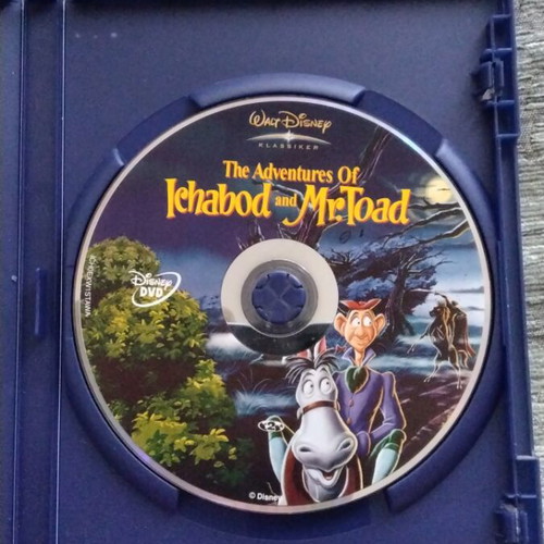 Walt Disney The Adventures of Ichabod and Mr Toad DVD used, dubbed