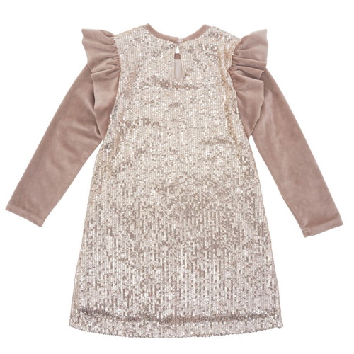 Babylon Fashion dress for 14 years old girl, new, gold with sequins